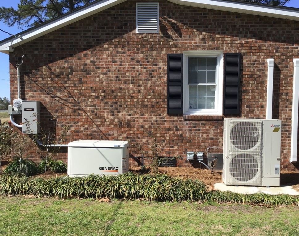 HVAC Unit on the Side of a Home