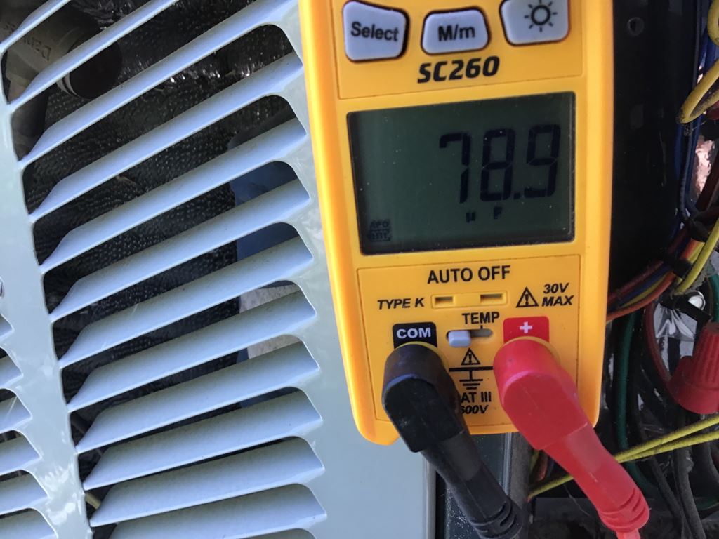 Reading Temperature For AC Unit 